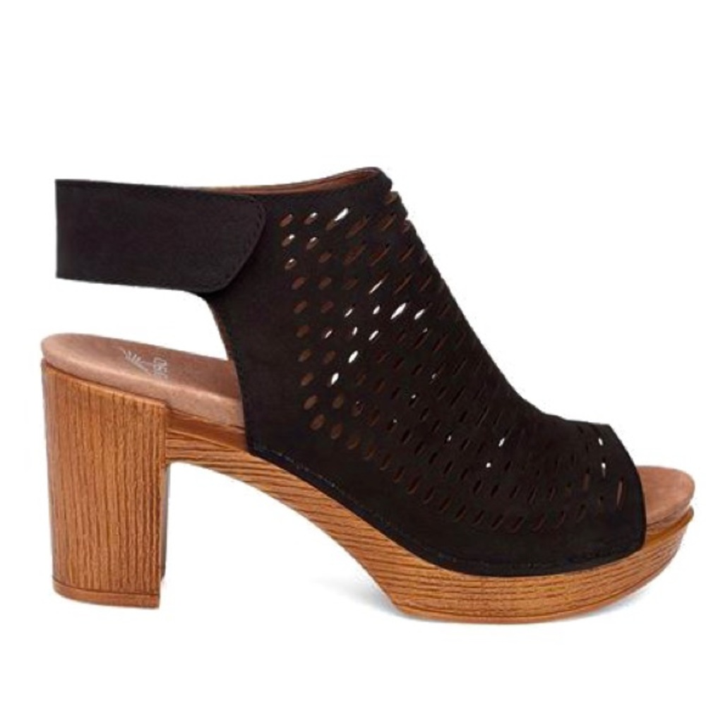 NWT Dansko Danae Milled Nubuck Heels / Sandals